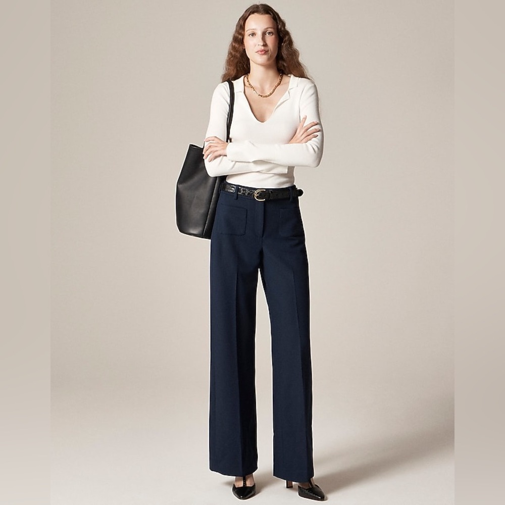 NWT J. Crew | Carolina pant in four-season stretch | Navy | Size 10